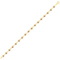 Gold Evil Eye Bead Bracelet