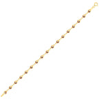 Gold Evil Eye Bead Bracelet