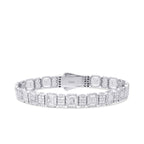 Gold Baguette Stone Bracelet