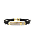 Gold Men's Stone Bracelet