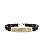 Gold Men's Stone Bracelet