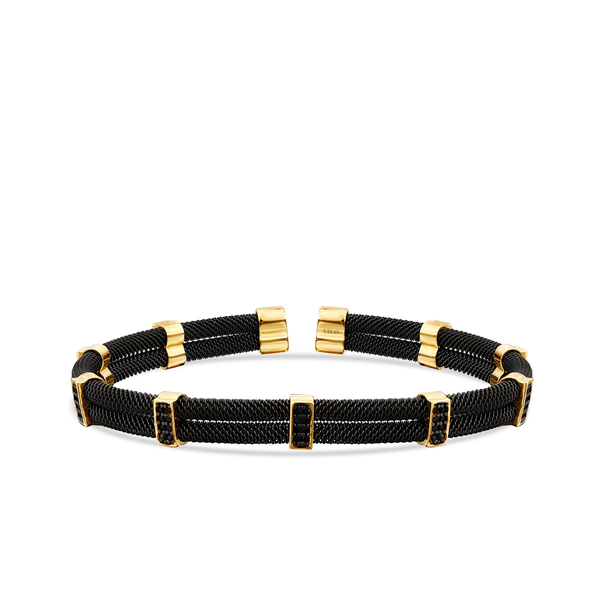 Gold Frame Detailed Men's Bracelet