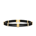 Gold Square Detailed Men's Bracelet