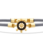 Gold Compass Men's Bracelet