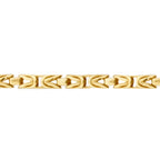 Gold Stone King Chain Men's Bracelet