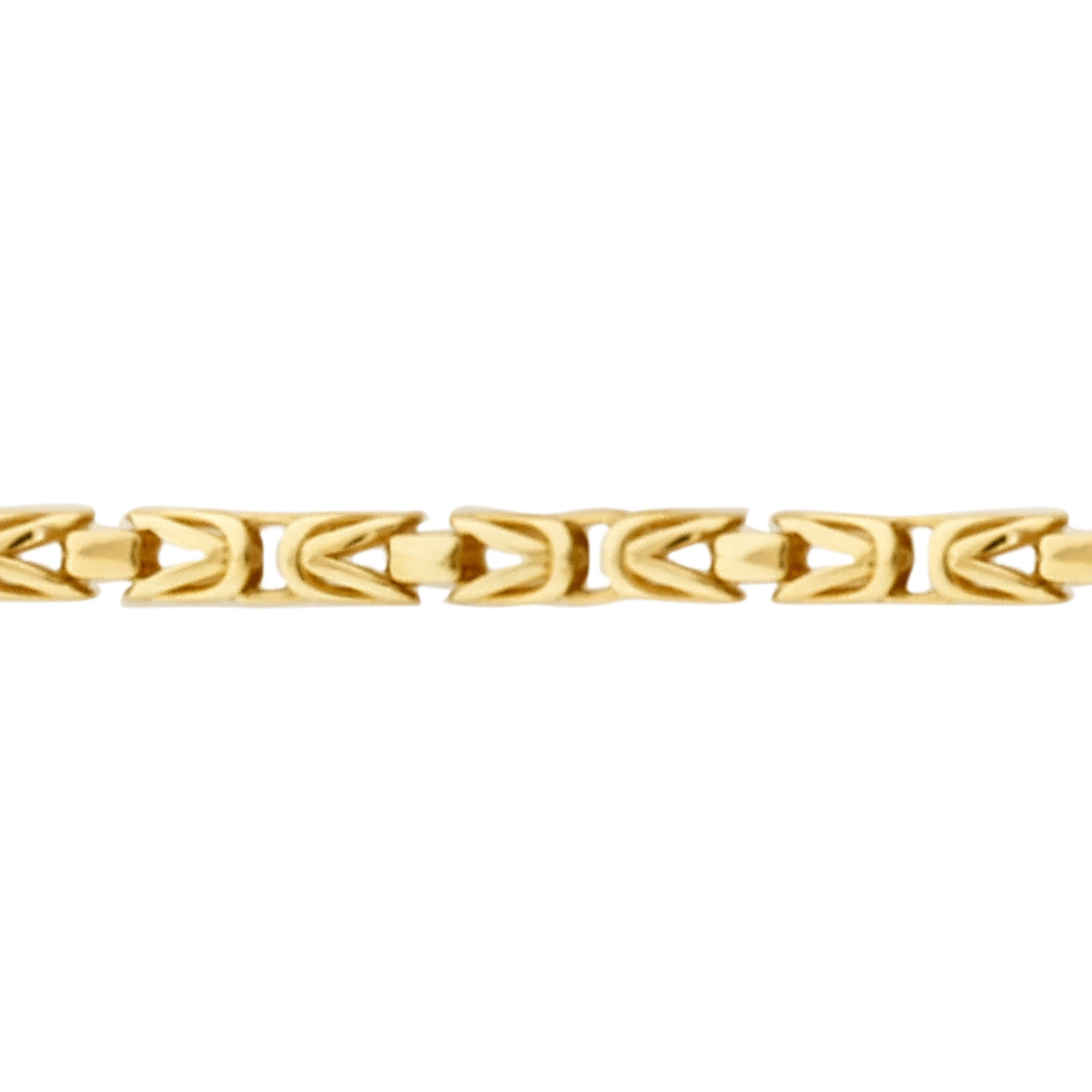 Gold Stone King Chain Men's Bracelet