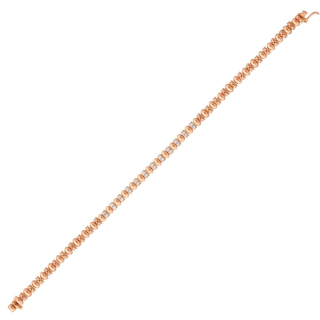 0.26 Carat Diamond Round Bracelet