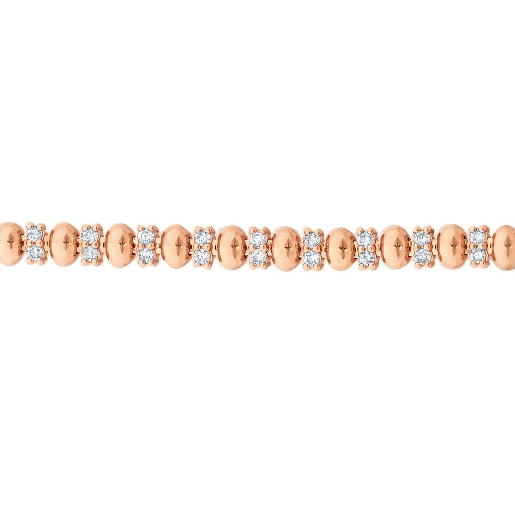 0.26 Carat Diamond Round Bracelet