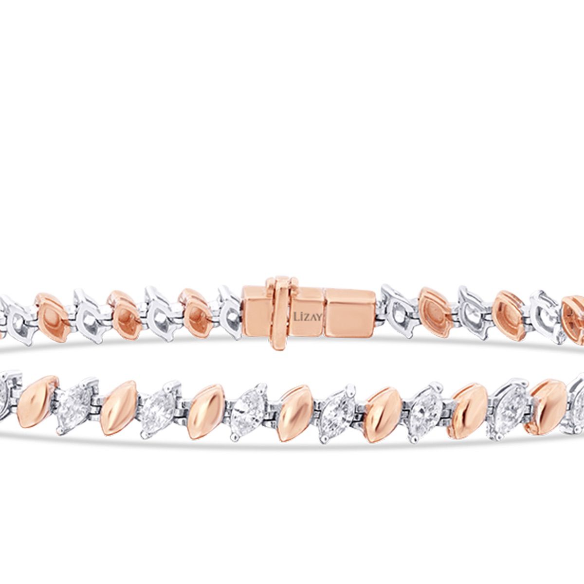 1.54 Carat Diamond Marquise Bracelet