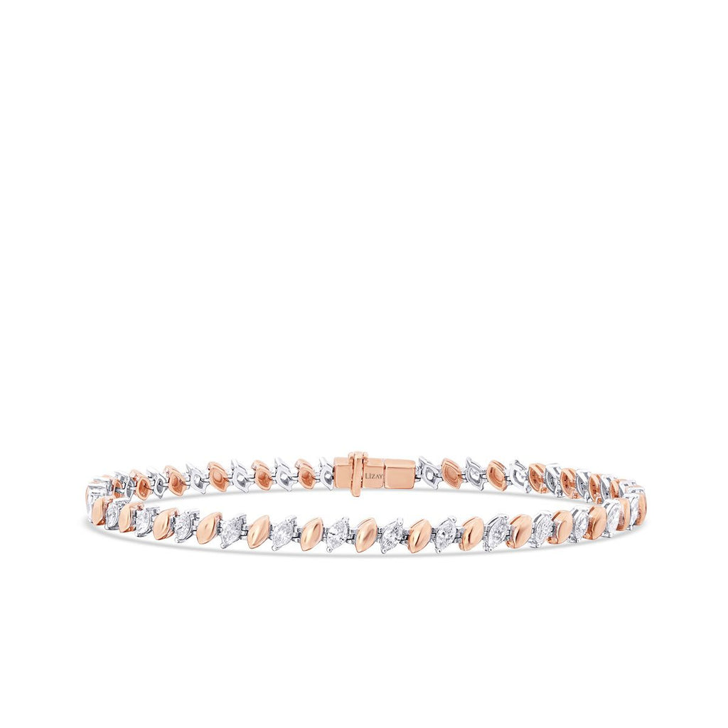 1.54 Carat Diamond Marquise Bracelet