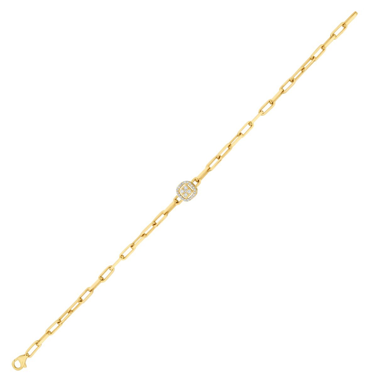 0.12 Carat Diamond Round Bracelet