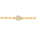 0.12 Carat Diamond Round Bracelet
