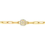 0.12 Carat Diamond Round Bracelet