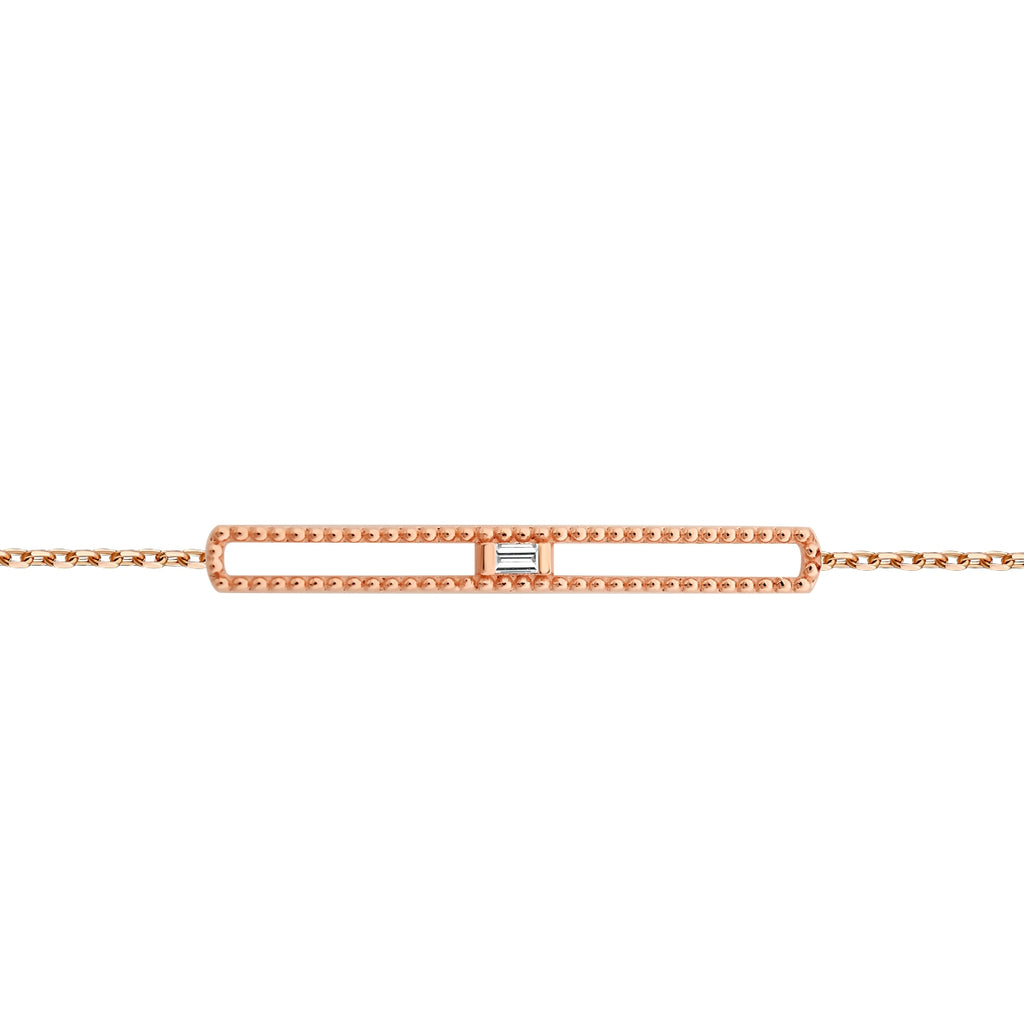0.04 Carat Diamond Stone Bracelet