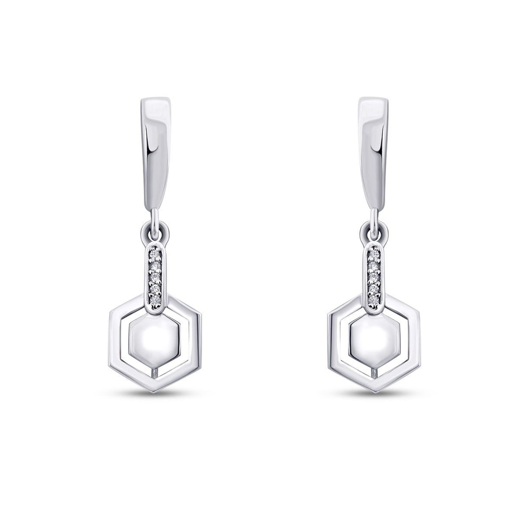 0.06 Carat Diamond Trend Earring