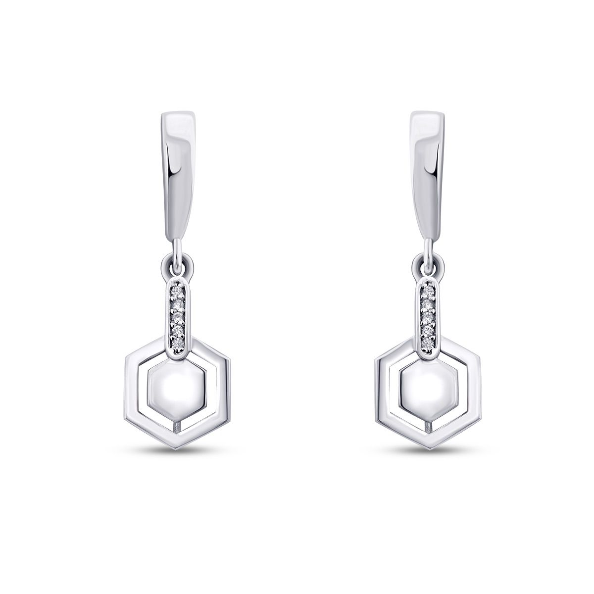 0.06 Carat Diamond Trend Earring