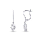 0.88 Carat Diamond Marquise Earrings