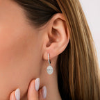 0.51 Carat Diamond Baguette Earrings