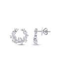 0.66 Carat Diamond Baguette Trend Earrings