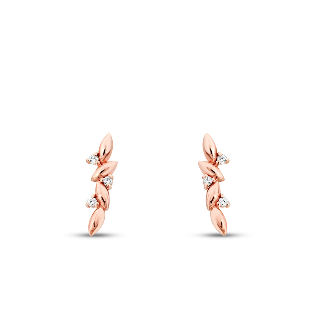 0.05 Carat Diamond Round Stone Earring