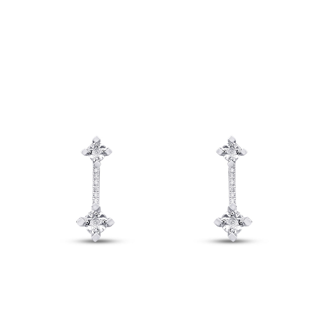 0.12 Carat Diamond Dangle Earring