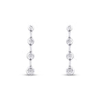 0.04 Carat Diamond Round Stone Earring