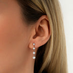 0.04 Carat Diamond Round Stone Earring