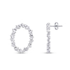 0.82 Carat Diamond Stone Round Trend Earring