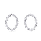 0.82 Carat Diamond Stone Round Trend Earring