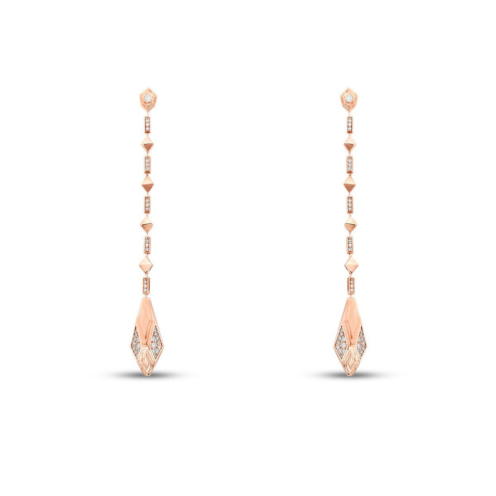 0.55 Carat Diamond Snake Earring