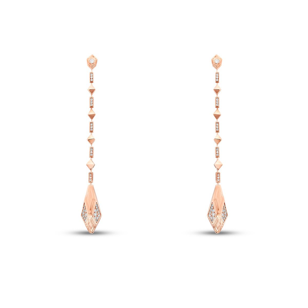 0.55 Carat Diamond Snake Earring