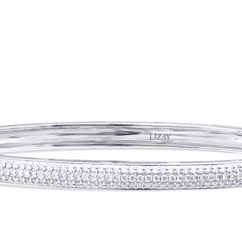 1.04 Carat Diamond Baguette Cuff