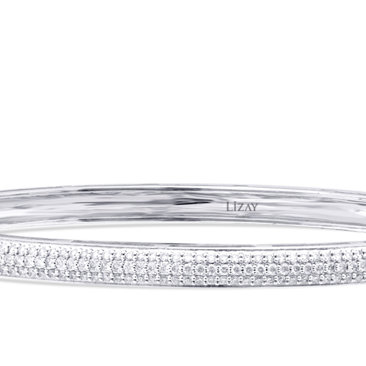 1.04 Carat Diamond Baguette Cuff