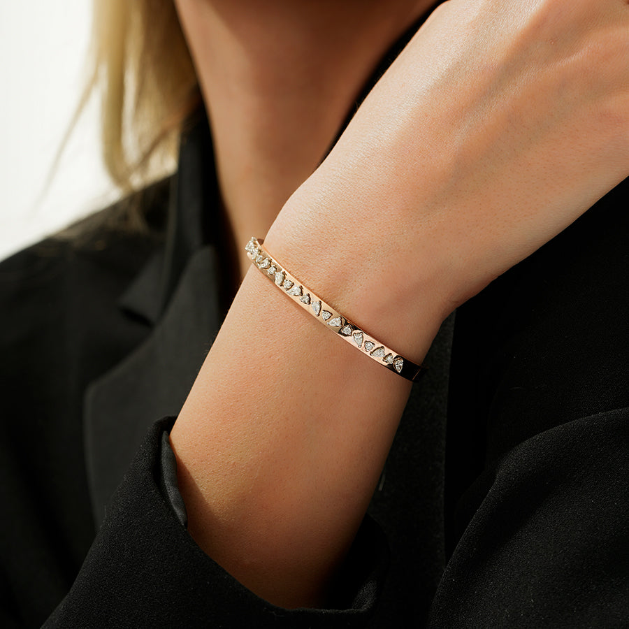 1.06 Carat Diamond Stone Cuff