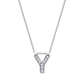 0.05 Carat Diamond Y Letter Necklace