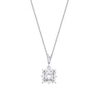 0.48 Carat Diamond Square Necklace