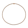 5.71 Carat Black Stone Tennis Neckband
