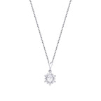 0.44 Carat Diamond Oval Necklace