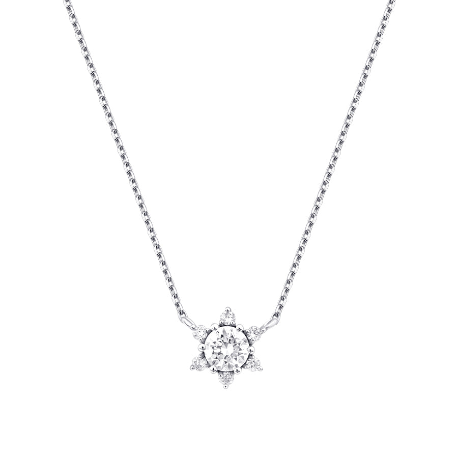 0.29 Carat Diamond Solitaire Necklace