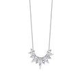 0.13 Carat Diamond Triangle Detailed Trend Necklace