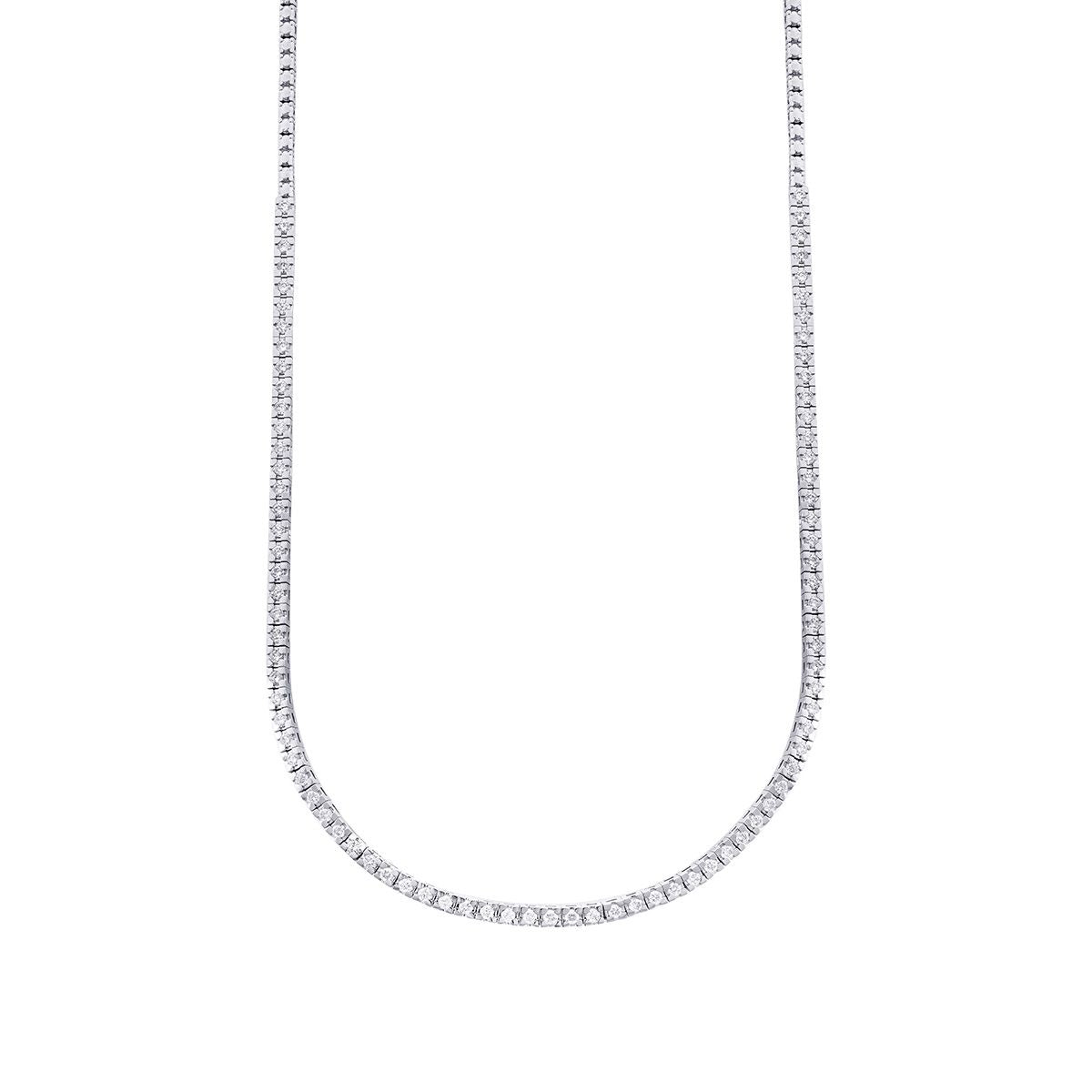 1.46 Carat Diamond Eternity Tennis Neckband