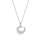 0.34 Carat Diamond Trend Baguette Necklace