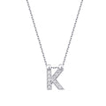0.06 Carat Diamond K Letter Necklace