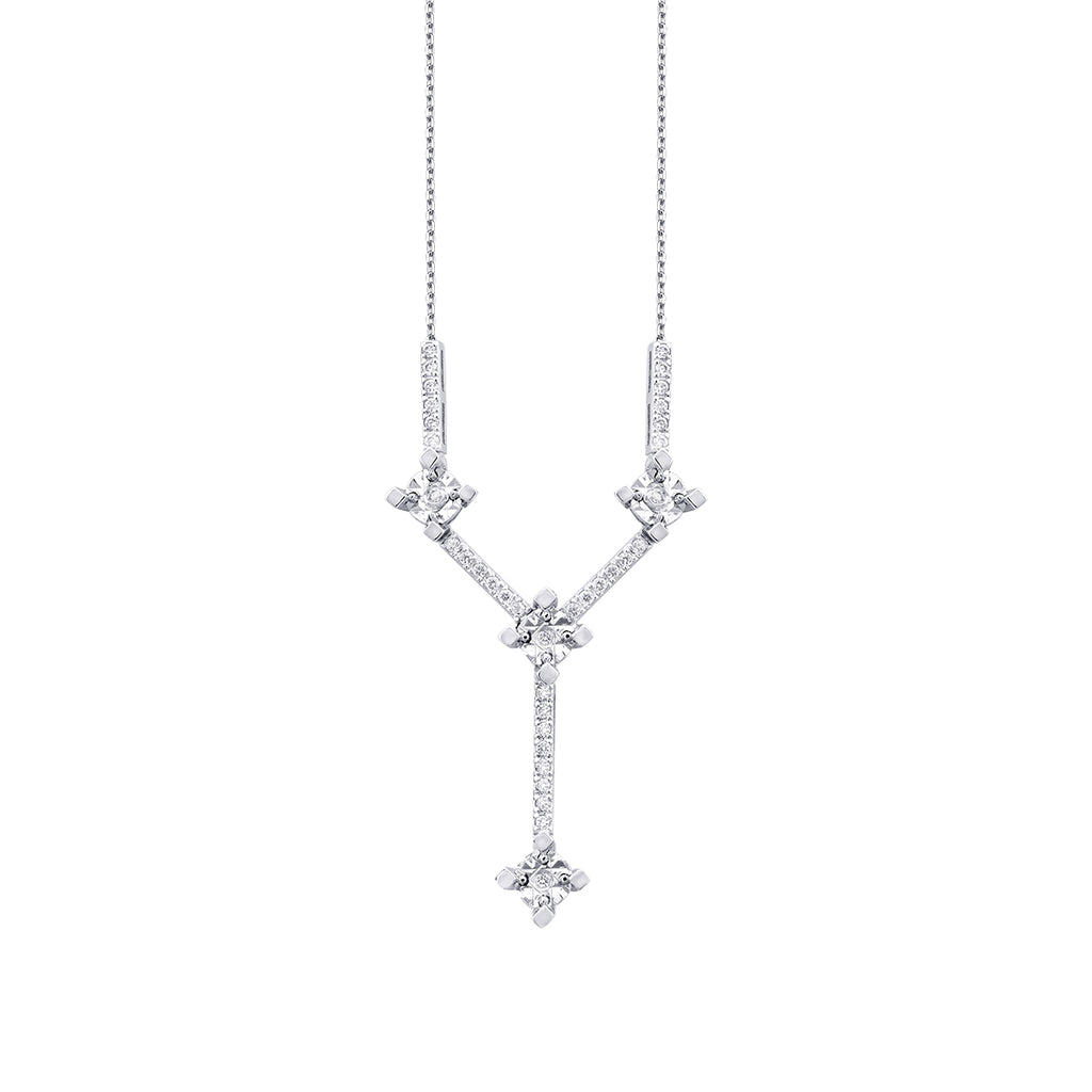 0.12 Carat Diamond Dangle Neckband