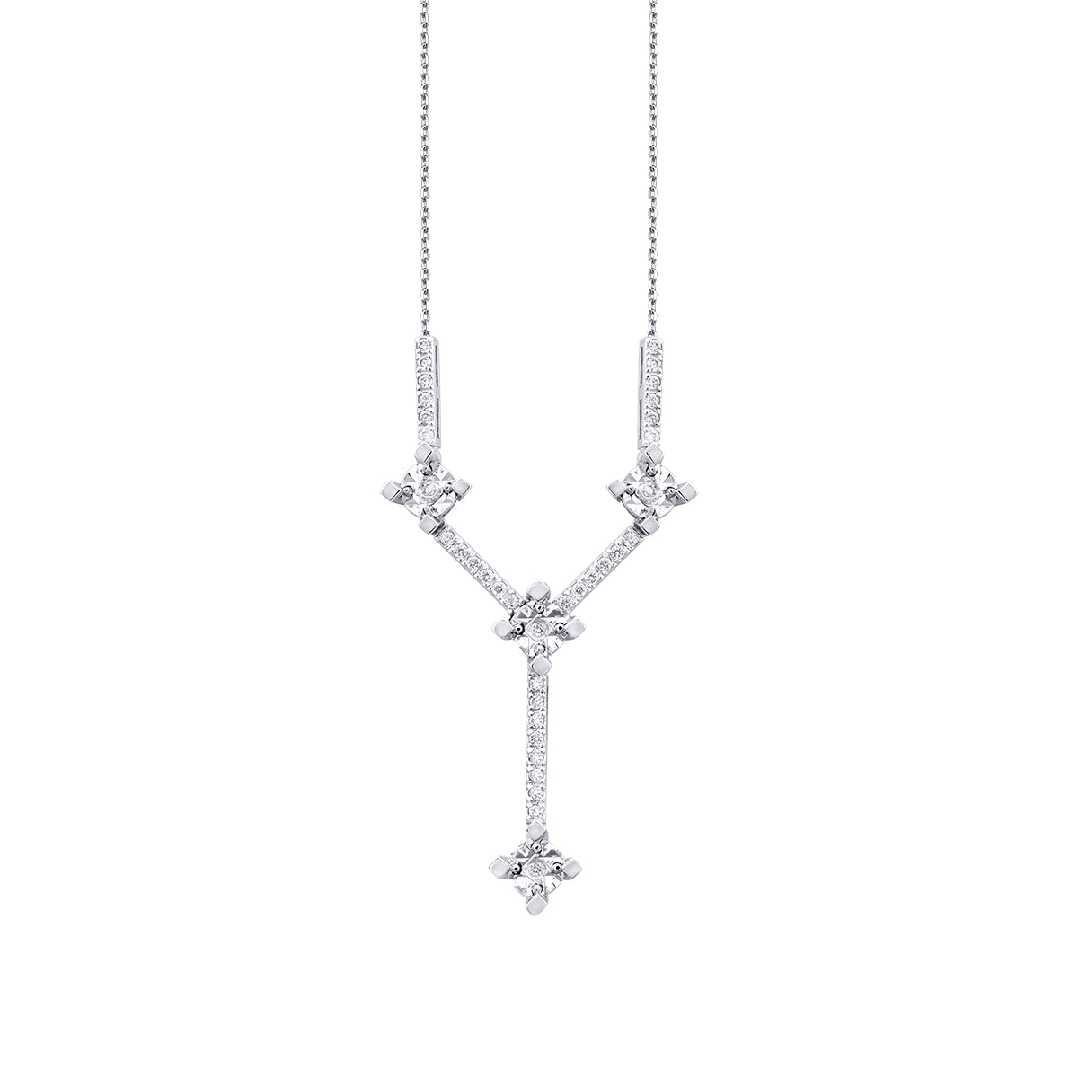 0.12 Carat Diamond Dangle Neckband