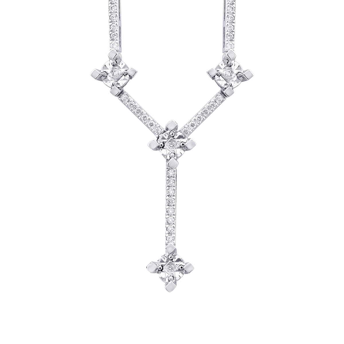 0.12 Carat Diamond Dangle Neckband