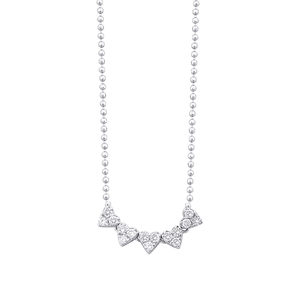 0.32 Carat Diamond Heart Necklace