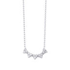 0.32 Carat Diamond Heart Necklace