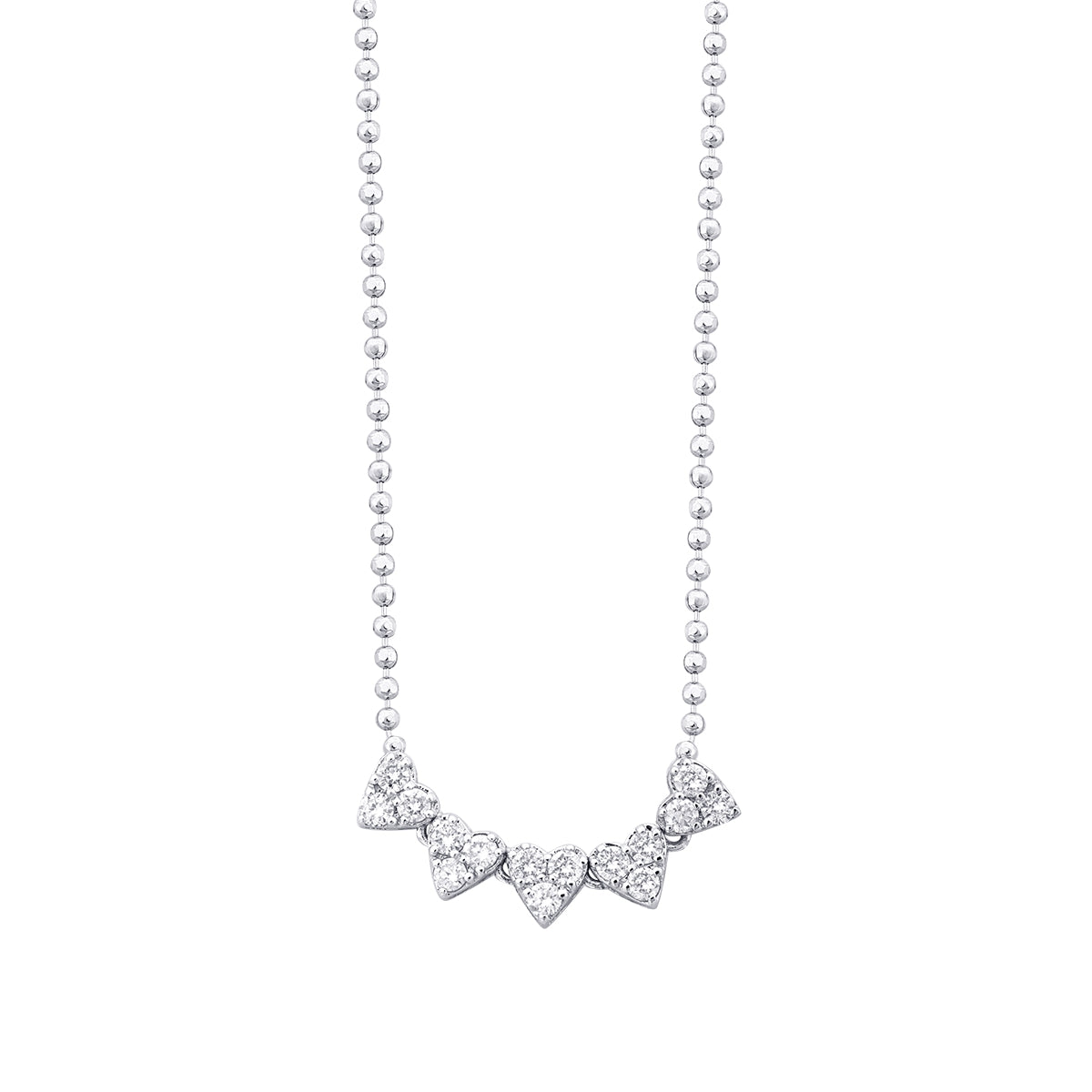 0.32 Carat Diamond Heart Necklace