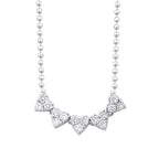 0.32 Carat Diamond Heart Necklace